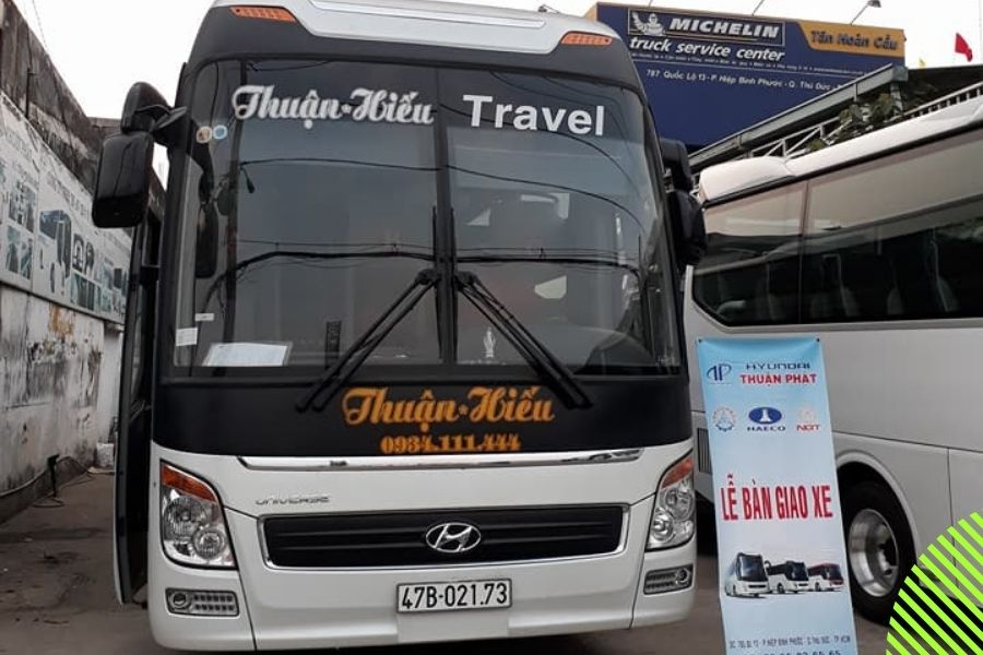 Xe Thuận Hiếu chạy tuyến Đắk Lắk- Bình Phước