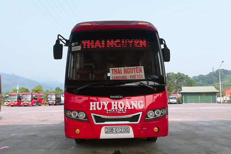 Xe khách Huy Hoàng Thái Nguyên - Hà Giang 