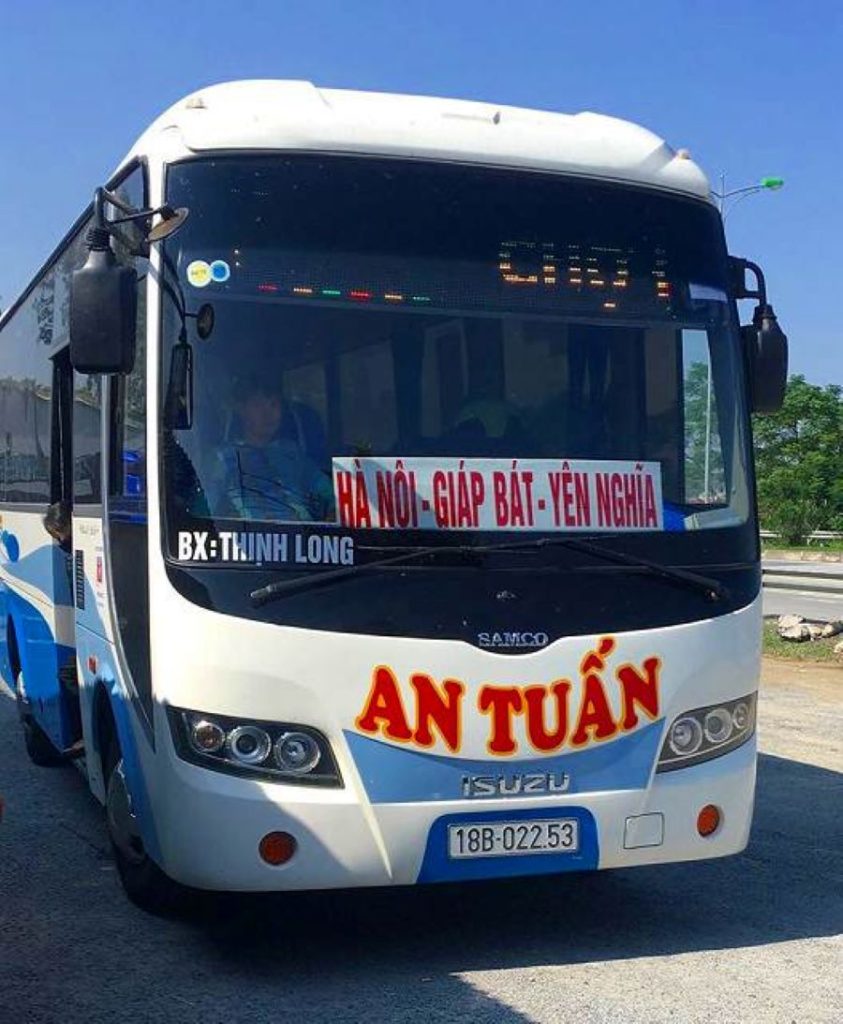Nhà xe An Tuấn tuyến Hà Nội đi Nam Định